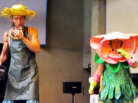 drôles d'instruments pour concert loufoque..