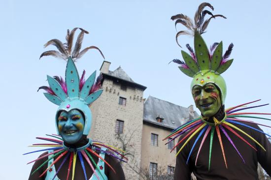 les flamboyants à Entraygues