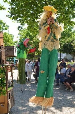 échassier musicien épouvantail à marmande 2