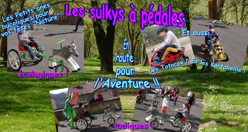 les sulkys à pédales